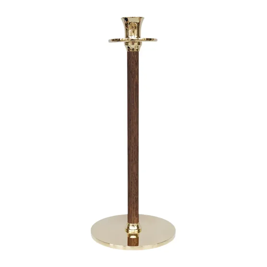 Alto Basso kynttilänjalka 30 cm, Messinki