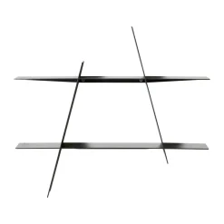 A-Shelf seinähylly Medium 52x9x46 cm, Black