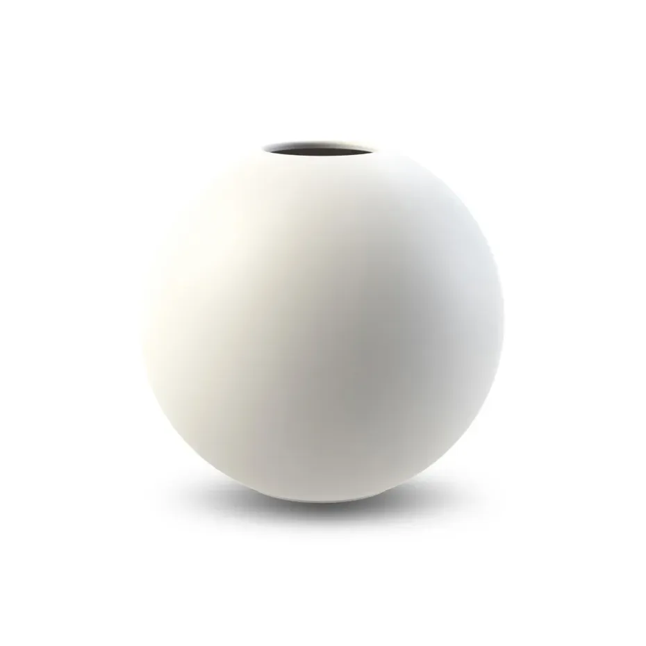 Ball maljakko white, 10 cm
