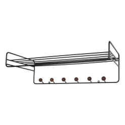 Bill Hat rack hattuhylly, Musta-tummaruskea