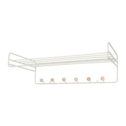 Bill Hat rack hattuhylly, Greige