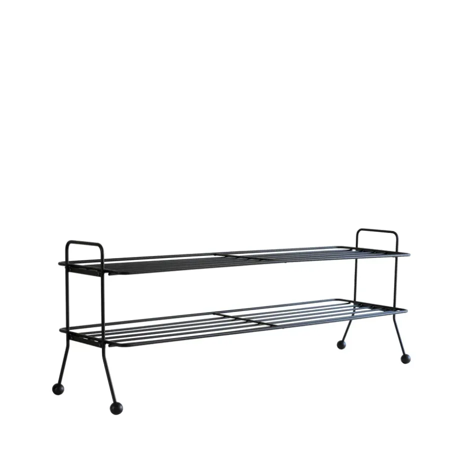 Bill Shoe Shelf L -kenkähylly, Musta