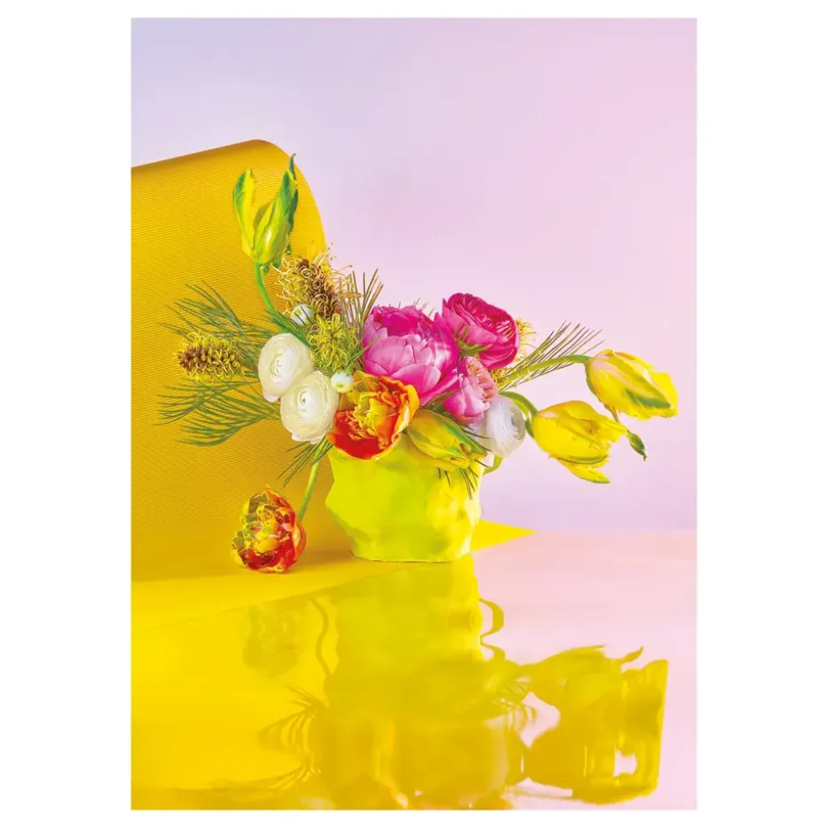 Bloom 03 yellow -juliste, 50x70 cm
