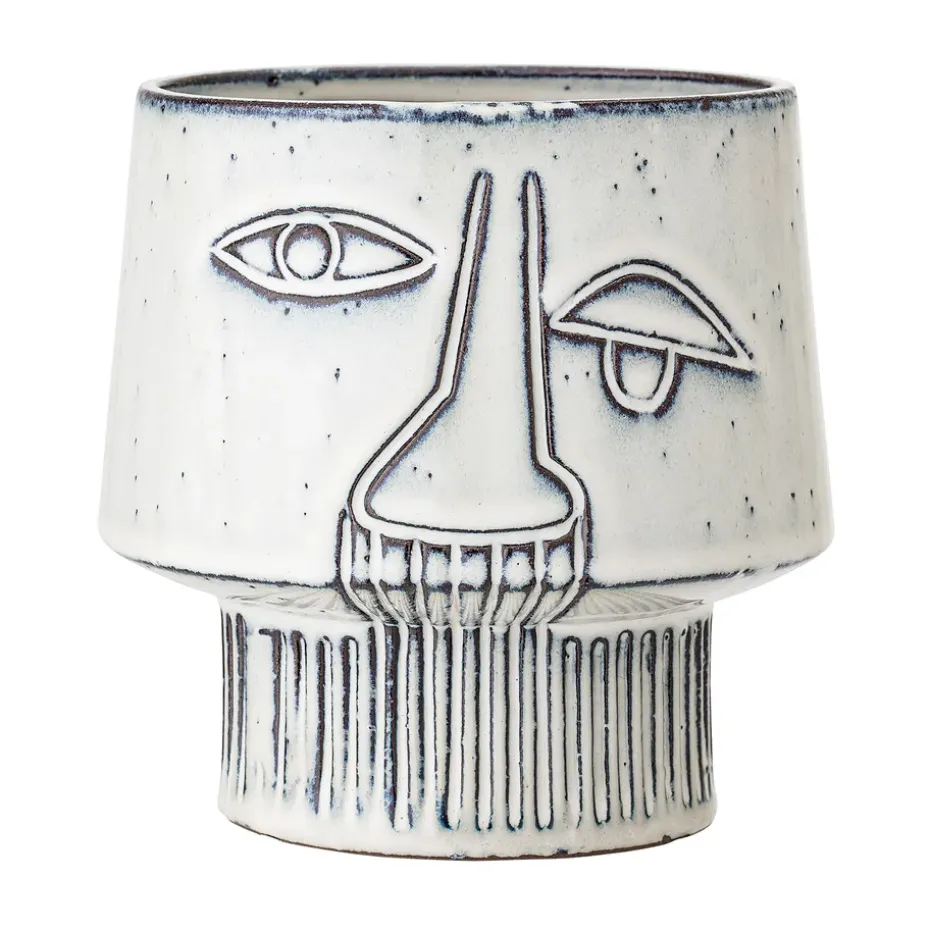 Bloomingville kukkaruukku jalalla Ø15 cm, Harmaa