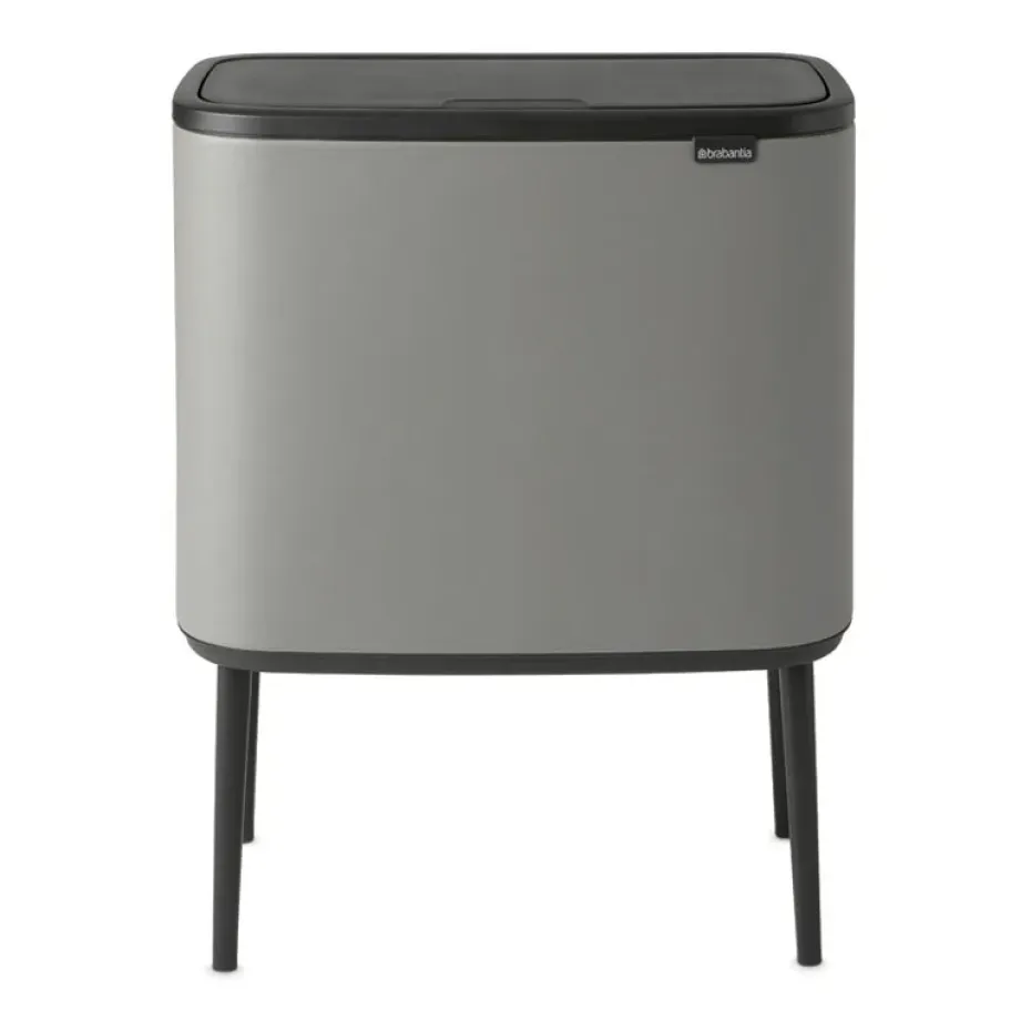 Bo touch bin 11+23 litraa, Mineral concrete grey