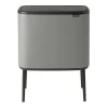 Bo touch bin 36 litraa, Mineral concrete grey