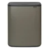 Bo touch bin 2x30 L, Platinum