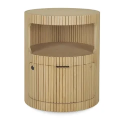 Boomerang kassakaappi avaimella lukittava, Tammi, Ø45 cm