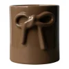 Bow ruukku Ø11 cm, Shiny nougat