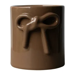 Bow ruukku Ø11 cm, Shiny nougat