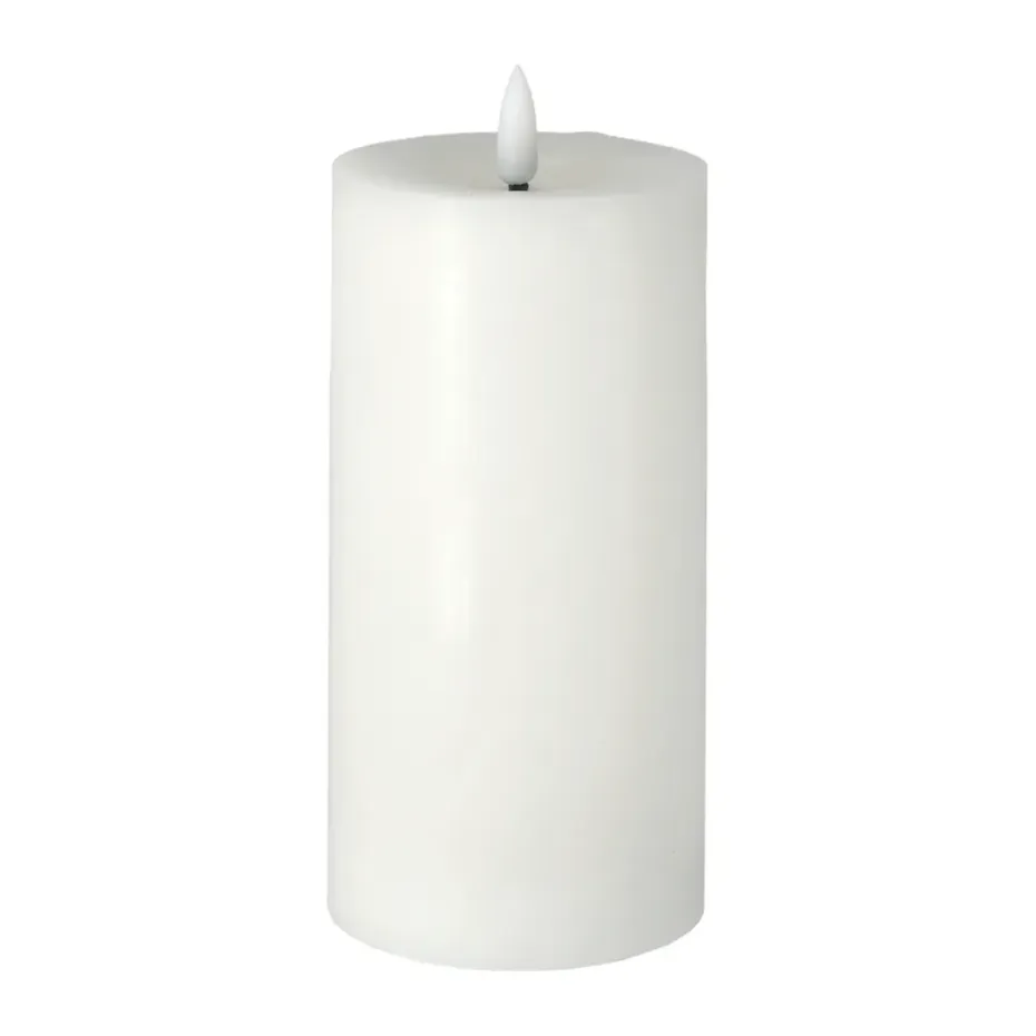 Bright Melt LED-pöytäkynttilä 17,5 cm, Valkoinen