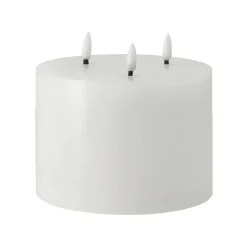 Bright Melt loistokynttilä LED 3 sydäntä 13 cm., Valkoinen