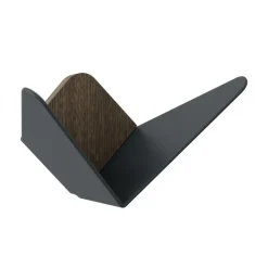 Butterflies -koukku keskikokoinen, Tummanharmaa