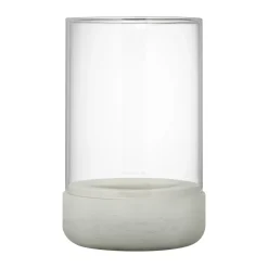 Calma kynttilälyhty Ø12 cm, Light grey