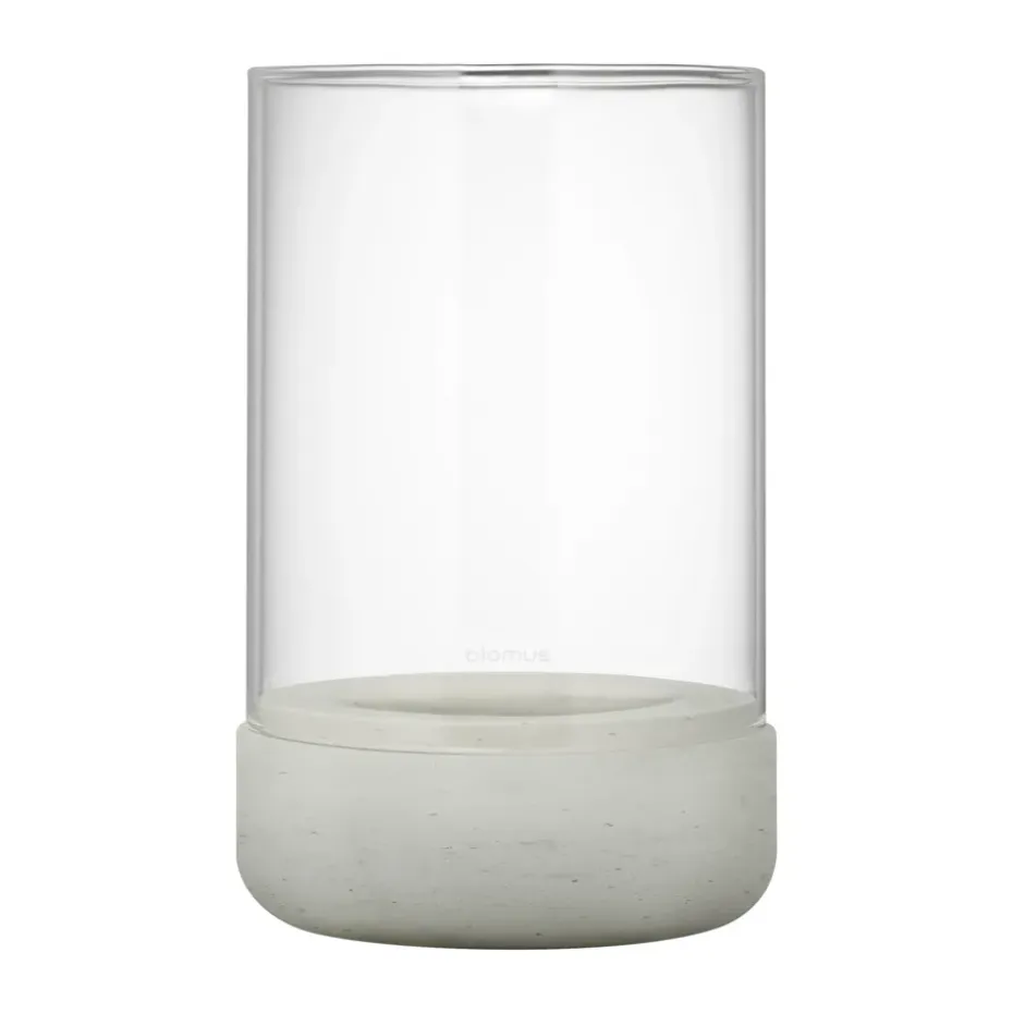 Calma kynttilälyhty Ø12 cm, Light grey