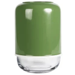 Capsule säädettävä maljakko 18-28 cm, Vihreä-kirkas