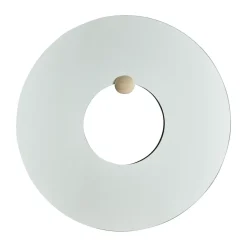 Castellum seinäpeili Ø80 cm, Kirkas travertiini