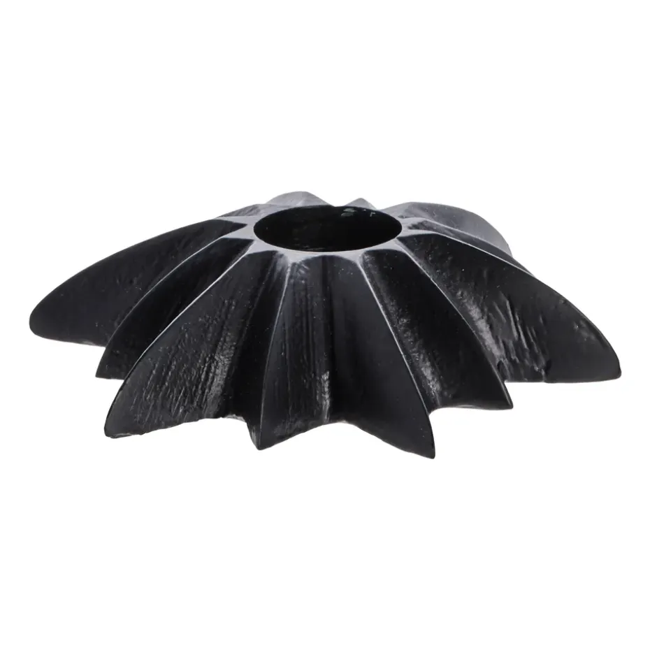 Caville kynttilänjalka tähti 9,5 cm, Black