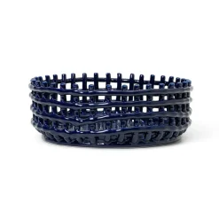 Ceramic punottu kulho, Blue