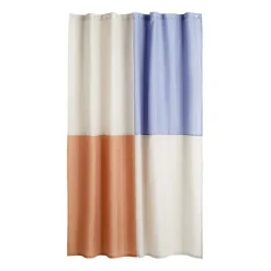 Check suihkuverho 180 x 200 cm, Blue