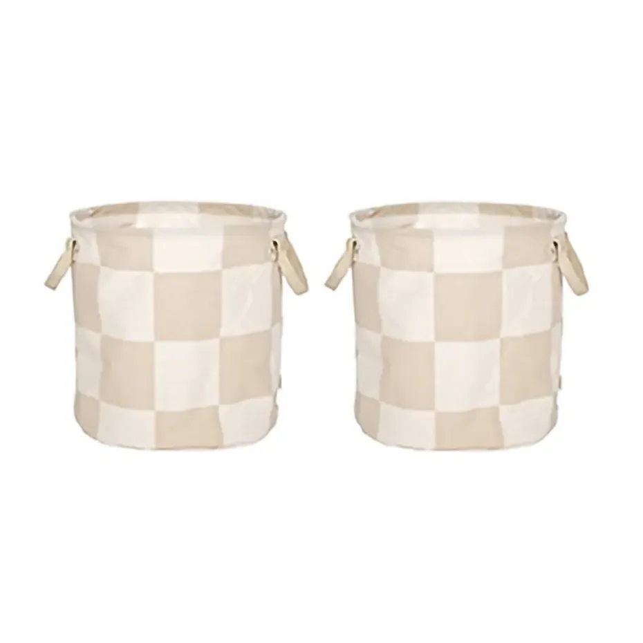 Chess säilytyskorit medium 2-pack, Clay-offwhite
