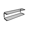 Classic 650 -kenkähylly, Musta/kromi, 2 tasoa, 80 cm