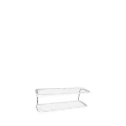 Classic 650 -kenkähylly, Valkoinen/kromi, 2 tasoa, 60 cm