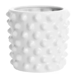 Cloudy ruukku mattavalkoinen, mini