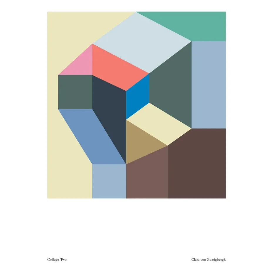 Collage Two -juliste, 50 x 70 cm