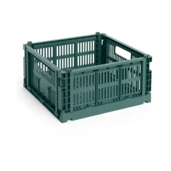 Colour Crate M Square 29.5x29.5 cm, Dark green