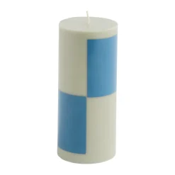 Column Candle pöytäkynttilä small 15 cm, Grey-blue