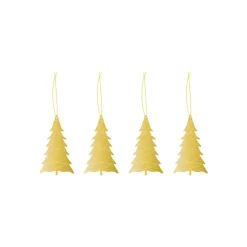 Cooee joulukoriste messinki 4-pack, Tree