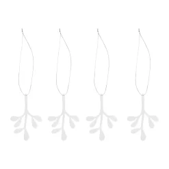 Cooee joulukoriste ruostumattomasta teräksestä 4 kpl, Jouluruusu