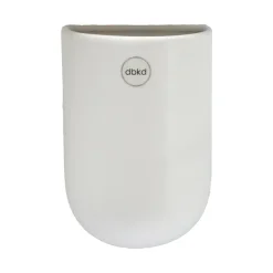 Cut, seinään ripustettava kukkaruukku, valkoinen, keskikoko