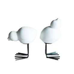DBKD Swedish Birds -pääsiäiskoriste, 2-pakkaus, White