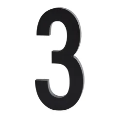 Design Letters numerot alumiini 100 mm, 3