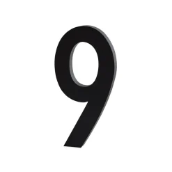 Design Letters numerot alumiini 50 mm, 9