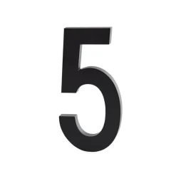 Design Letters numerot alumiini 50 mm, 5