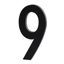 Design Letters numerot alumiini 100 mm, 9