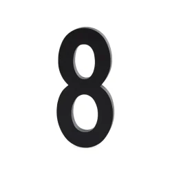 Design Letters numerot alumiini 50 mm, 8