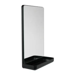 Design letters Seinäpeili hyllyllä, Black