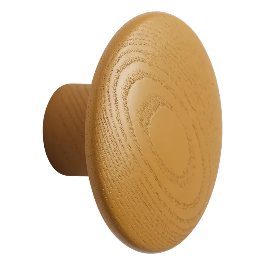 Dots wood -koukku burnt orange, Ø 9 cm