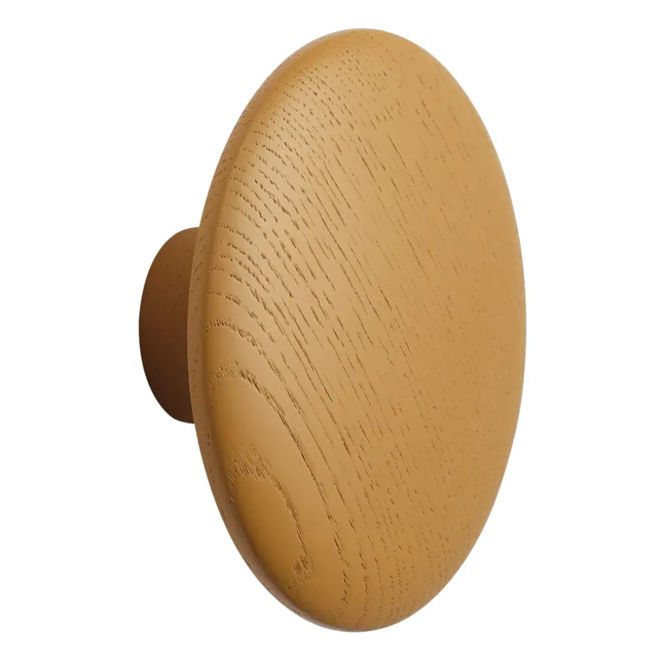 Dots wood -koukku burnt orange, Ø 13 cm