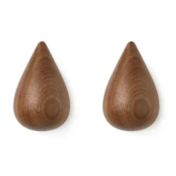 Dropit nuppi, 2-pakkaus, saksanpähkinä, Suuri