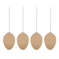 Easter Deco -muna pääsiäiskoriste 4-pakkaus, Cafe au lait