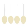Easter Deco -muna pääsiäiskoriste 4-pakkaus, Light yellow