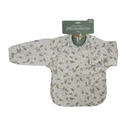 Elsa Beskow Tomtebobarnen hihallinen ruokalappu, Vihreä