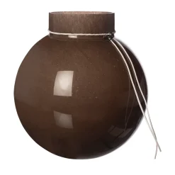 Ernst lasimaljakko pyöreä ruskea, H25 cm Ø24 cm