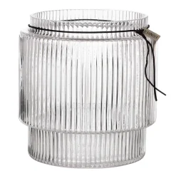 Ernst lasimaljakko uritettu kirkas, Ø 19,5 cm x k 20 cm