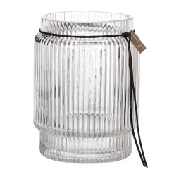 Ernst lasimaljakko uritettu kirkas, Ø 8 cm